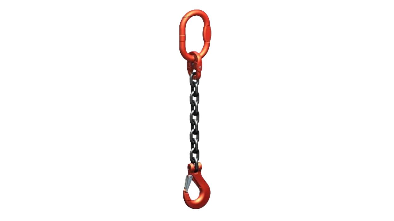 Single Leg Grade 80 Chain Sling | Fully Certified | 1.5t - 8t WLL